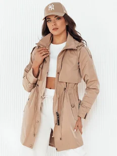 Kurtka damska parka BRENS beżowa Dstreet TY4232-L - Kurtki damskie - miniaturka - grafika 1