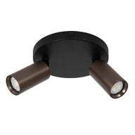 Lampy sufitowe - Metalowa lampa sufitowa RITMO 09942/12/97 tubki podwójne brązowe - miniaturka - grafika 1