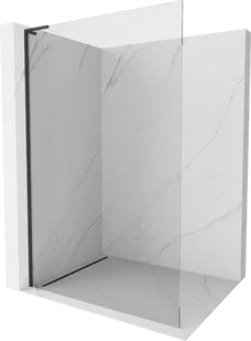 Mexen Kioto L ścianka prysznicowa Walk-in 85 x 200 cm, transparent, czarna - 800-085-103-70-00 - Ścianki i drzwi prysznicowe - miniaturka - grafika 1