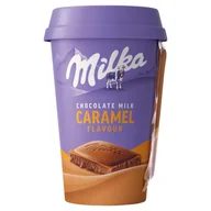 Kefiry, jogurty, maślanki - Milka Napój mleczny z czekoladą Milka o smaku karmelowym 220 ml - miniaturka - grafika 1