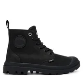 Botki damskie - Trapery Palladium Pampa Hi Nbk 79495-008-M Czarny - miniaturka - grafika 1