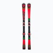 Narty - Narty zjazdowe Rossignol HERO ELITE ST TI K + NX12 czerwono-czarne RRLPH02 167 cm - miniaturka - grafika 1