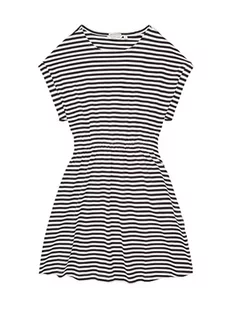 TOM TAILOR Dziewczęca 1036163 sukienka dziecięca, 31697-Offwhite Coal Grey Stripe, 176, 31697 – Offwhite Coal Grey Stripe, 176 cm - Sukienki - miniaturka - grafika 1
