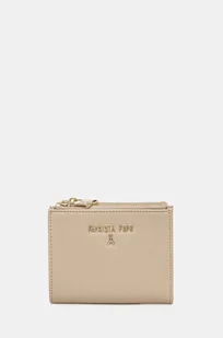 Patrizia Pepe portfel skórzany damski kolor beżowy CQ8732 L001 - Portfele - miniaturka - grafika 1