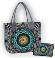 Torebki damskie - Zestaw Torba Lady XL BARCELONA + kosmetyczka - miniaturka - grafika 1