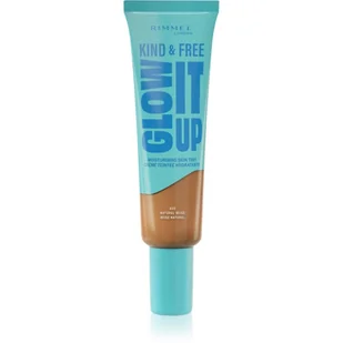 Rimmel London Kind & Free Glow It Up Moisturising Skin Tint Podkład 30 ml Odcień 400 Natural Beige - Podkłady do twarzy Rimmel London Kind & Free Glow It Up Moisturising Skin Tint Podkład 30 ml Odcień 400 Natural Beige - Podkłady do twarzy - miniaturka - grafika 1