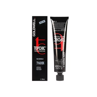 Goldwell Topchic, farba do włosów, 7N@BK Mid Blonde Elumenated Beige Copper, 60 ml - Farby do włosów i szampony koloryzujące - miniaturka - grafika 1
