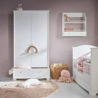 Szafy i szafki dla dzieci - Szafa dwudrzwiowa royal timeless white - miniaturka - grafika 1