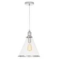 Lampy sufitowe - LAMPA WISZĄCA CHROMOWANA NOWOCZESN FEROLI - miniaturka - grafika 1