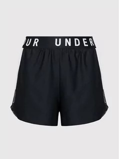 Spodenki damskie - Under Armour Szorty sportowe Ua Play Up 2-in-1 1351981 Czarny Loose Fit - grafika 1