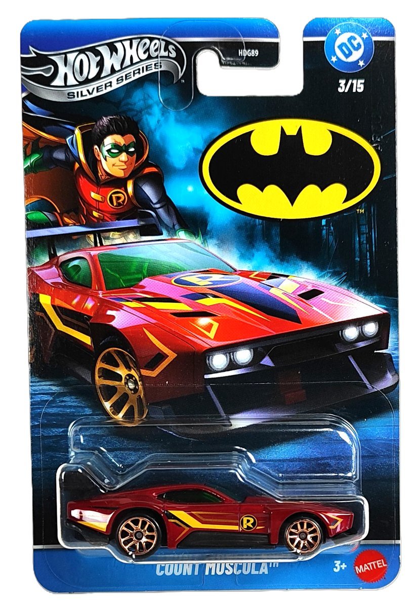 Hot Wheels Silver Series Batman Count Muscula 3/15