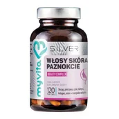 Włosy, skóra, paznokcie - MyVita SILVER 100% Włosy, skóra, paznokcie - Beauty Complex 120kaps. 21PRJWLOS2 - miniaturka - grafika 1