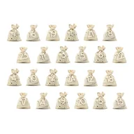 Ozdoby bożonarodzeniowe - Party Deco Kalendarz adwentowy Woreczki KA2-019ME - miniaturka - grafika 1