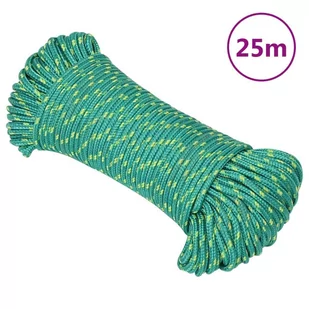Linka żeglarska, zielona, 5 mm, 25 m, polipropylen - Żeglarstwo - miniaturka - grafika 1