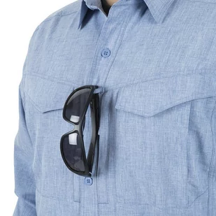 Helikon - Koszula Defender Mk2 Gentleman Shirt® - Melange Light Blue - KO-DGM-PO-6520Z - Koszule męskie Helikon - Koszula Defender Mk2 Gentleman Shirt® - Melange Light Blue - KO-DGM-PO-6520Z - Koszule męskie - miniaturka - grafika 3