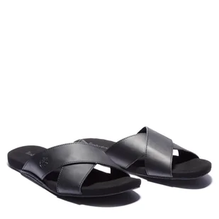 Męskie Klapki TIMBERLAND SEATONBAY CROSSSTRAPSLIDE TB0A24Z50151 – Czarny - Klapki i japonki męskie - miniaturka - grafika 1
