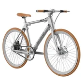 Rowery elektryczne - Rower elektryczny SHARP BK-RS08-ES M21 Srebrny | Bezpłatny transport - miniaturka - grafika 1