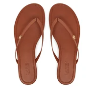 Klapki i japonki damskie - Japonki LAUREN RALPH LAUREN Raquel 802953931006 Brązowy - miniaturka - grafika 1