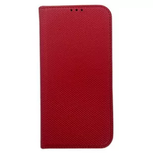 Etui Smart Magnet book iPhone 15 Plus / 14 Plus 6.7" czerwony/red - Etui i futerały do telefonów - miniaturka - grafika 1