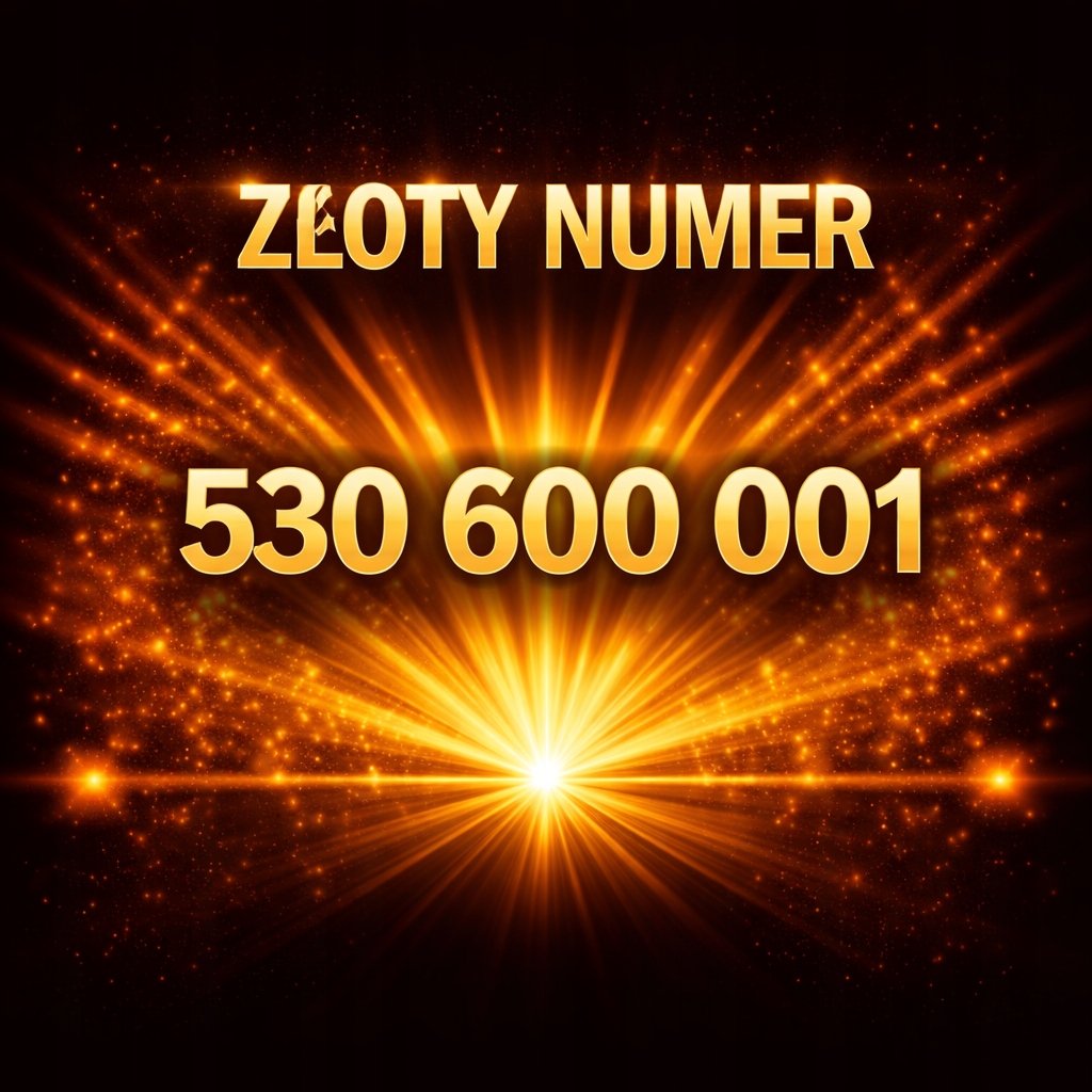530 600 001 łatwy prosty złoty numer Sim starter Play na kartę prepaid