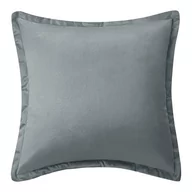 Poszewki na poduszki - POSZEWKA WELUROWA 40x40 VELVET GRAFIT - miniaturka - grafika 1