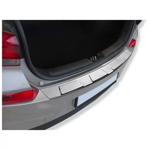Nakładka na zderzak do Hyundai Elantra AD IV FL od 2019 Sedan 5-drzwiowy - 4 Trapez,Połysk - Nakładki na zderzak - miniaturka - grafika 1