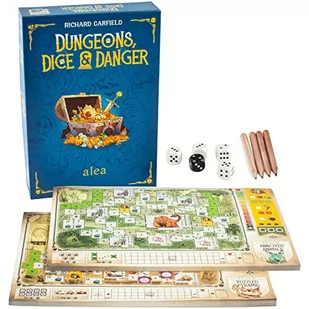 Ravensburger 27270 - Dungeons, Dice and Danger, alea Strategiespiel, Würfelspiel für Erwachsene, Roll & Write Spiel ab 12 Jahren - Pozostałe książki Ravensburger 27270 - Dungeons, Dice and Danger, alea Strategiespiel, Würfelspiel für Erwachsene, Roll & Write Spiel ab 12 Jahren - Pozostałe książki - miniaturka - grafika 1