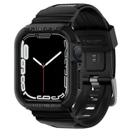 Akcesoria do zegarków - SPIGEN SPIGEN Etui SPIGEN Rugged Armor Pro do Apple Watch 44 mm) Czarny - miniaturka - grafika 1