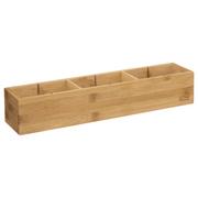 Pudła i pojemniki do przechowywania - 5five Simply Smart Organizer na kosmetyki BAMBOO, 8 x 38 cm - miniaturka - grafika 1