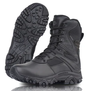 Merrell - Buty wojskowe Moab 3 8" Tactical Response Waterproof Boot - Czarne - J003913 - Odzież taktyczna i umundurowanie - miniaturka - grafika 1