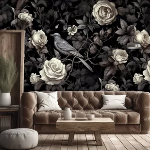 Fototapeta, Szare kwiaty (Rozmiar 100x70) - Fototapety - miniaturka - grafika 2