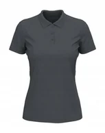 Koszulki i topy damskie - Koszulka damska polo T-shirt bawełniany Polówka Stedman ST9160 Slate Grey M - miniaturka - grafika 1