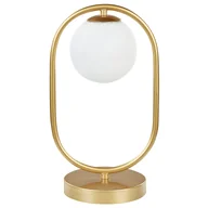 Lampy stojące - Lampa stołowa metalowa złota YANKEE - miniaturka - grafika 1
