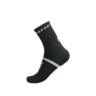 COMPRESSPORT Skarpetki do biegania PRO MARATHON SOCKS V2.0 black/white - Skarpetki sportowe męskie - miniaturka - grafika 8