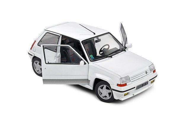 Solido Renault 5 Gt Turbo Mk2 1989 White 1:18 1810002