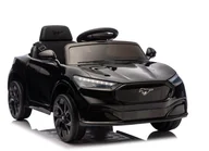 Pojazdy elektryczne dla dzieci - Super-Toys Auto na akumulator Ford Mustang Mach-E czarny 24V LEAN CARS - miniaturka - grafika 1