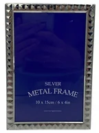 Ramki na zdjęcia - Ramka 10x15 Srebrna metalowa - miniaturka - grafika 1