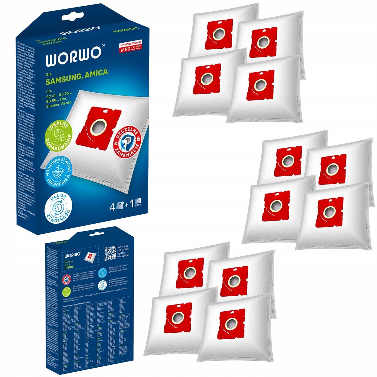 12X Worki Do Samsung, Amica Fen Carris Viento, Zelmer Adaś Olek Franek Beko