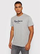Koszulki męskie - Pepe Jeans T-Shirt Eggo PM508208 Szary Regular Fit - miniaturka - grafika 1