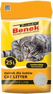 Żwirek dla kotów - Żwirek Benek Super Naturalny - 25 l (ok. 20 kg) - miniaturka - grafika 1