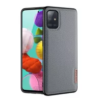 Etui i futerały do telefonów - Dux Ducis Fino etui pokrowiec pokryty nylonowym materiałem Samsung Galaxy A51 niebieski - miniaturka - grafika 1