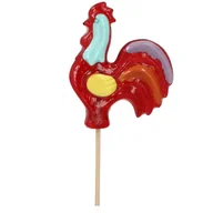 Gumy do żucia, lizaki, dropsy - LIZAK KOGUT 100G 1SZT NA WIELKANOC - miniaturka - grafika 1