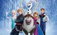 Puzzle - PUZZLE Kraina Lodu Elsa Anna Olaf Frozen + IMIĘ Pudełko 120 el. - miniaturka - grafika 1