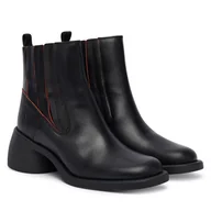 Botki damskie - Botki Fly London Hailfly P145310001 Czarny - miniaturka - grafika 1