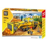 Klocki - ICOM Blocki MyCity Klocki Pojazdy Budowlane Spychacz 250el KB0229 - miniaturka - grafika 1