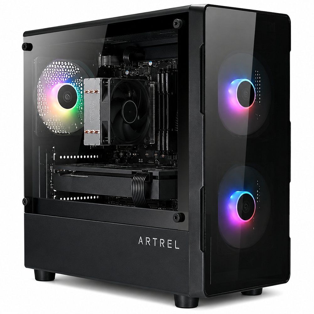 ARTREL Komputer stacjonarny Artrel Ryzen 5700X/RX 7600/16 GB RAM/SSD 1 TB/Win11