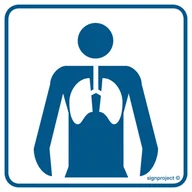 Systemy ekspozycyjne i znaki informacyjne - RE016 PULMONOLOGIA, PN - PŁYTA PCV 1MM; (300X300MM) - miniaturka - grafika 1
