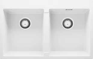 Zlew BRANDE ZONE DUAL 780-80 WHITE (biały) - Zlewozmywaki - miniaturka - grafika 1