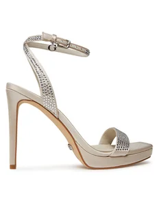 Guess Sandały Zach FLJZAC SAT03 Szary - Sandały damskie - miniaturka - grafika 1