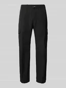 Spodnie męskie - Spodnie w kroju regular fit z kieszeniami cargo model 'LOGAN' - miniaturka - grafika 1